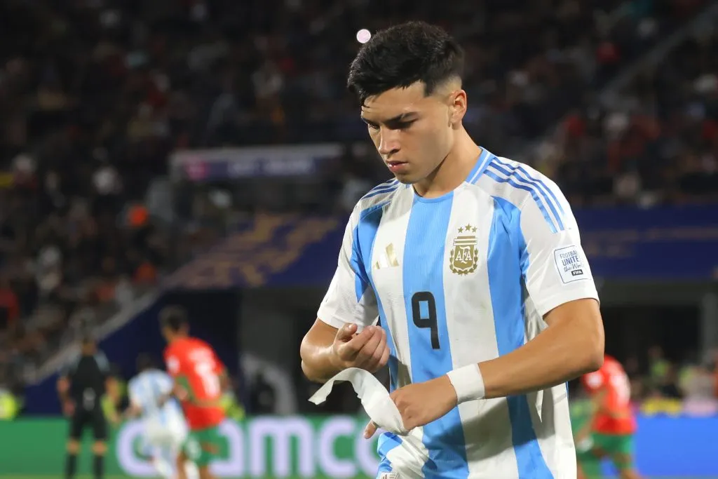 Alejo Sarco fue reemplazado en el segundo tiempo ante Marruecos | FOTO: Jonnathan Oyarzun/Photosport