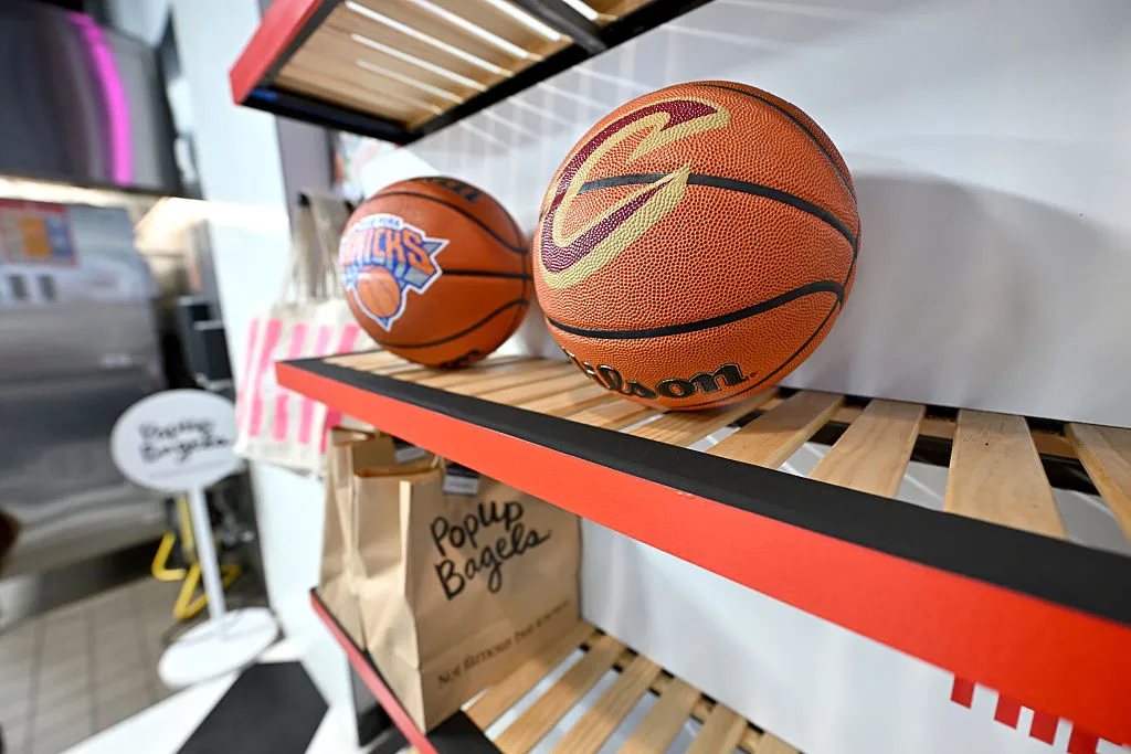 NEW YORK, NEW YORK – OCTOBER 22: ESPN invites fans to get a bite of the NBA action at PopUp Bagels ahead of season tip-off on October 22, 2025 in New York City. (Photo by Roy Rochlin/Getty Images for ESPN)