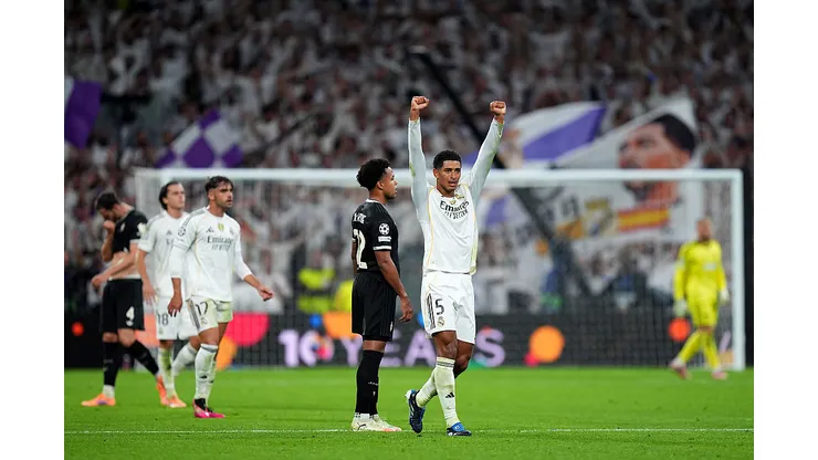 Un gol de Bellingham le da el puntaje ideal al Real Madrid en Champions League