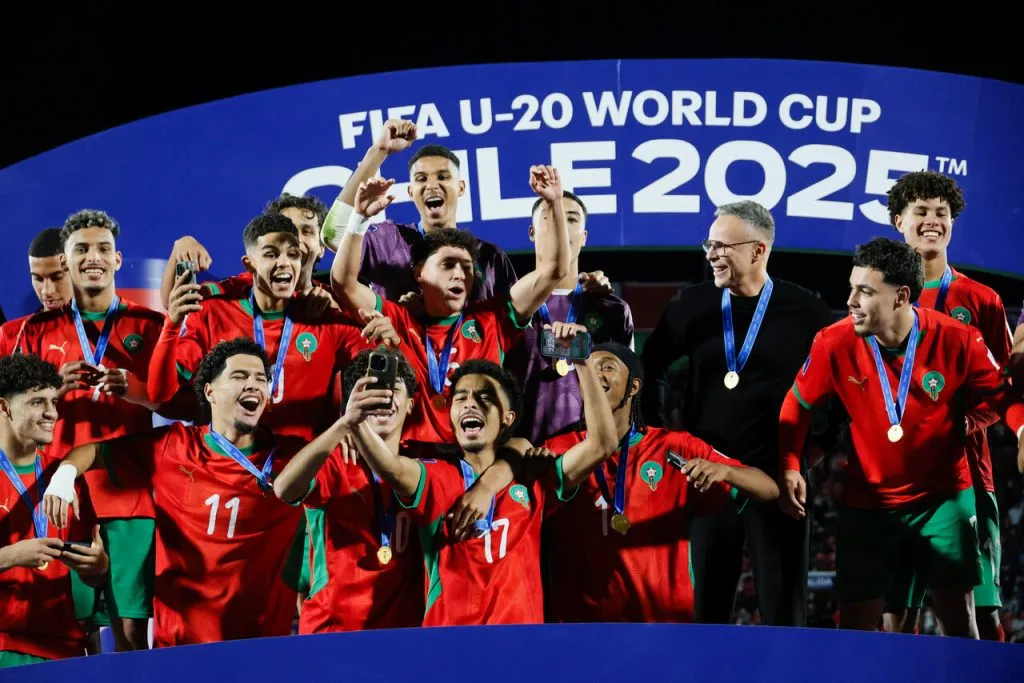 Marruecos celebró en la cara de Argentina. | Foto: Photosport