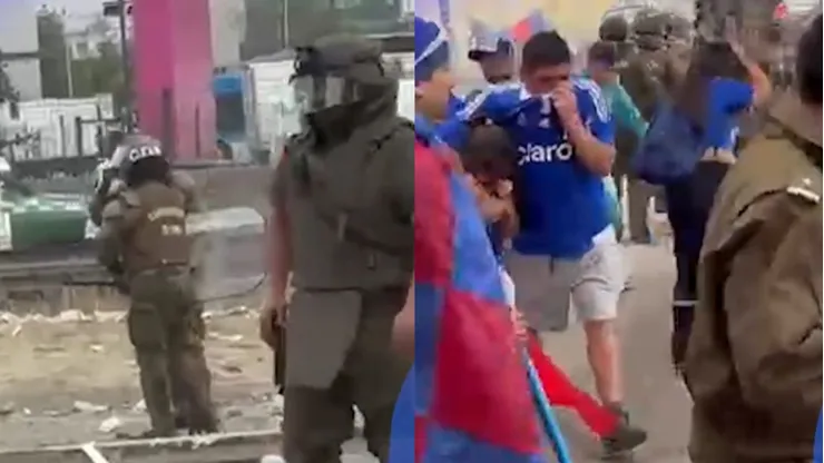 Registran incidentes en la previa al duelo de la U contra Lanús por Copa Sudamericana. (Foto: captura)