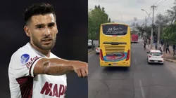 Eduardo Salvio mostró su indignación en redes sociales tras apedreo al bus de Lanús