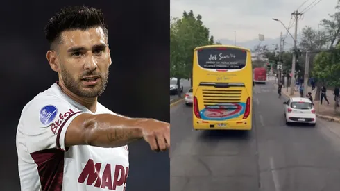 Eduardo Salvio mostró su indignación en redes sociales tras apedreo al bus de Lanús