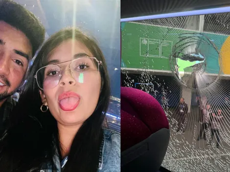Esposa de crack de Lanús estalla por el bus apedreado por hinchas de la U