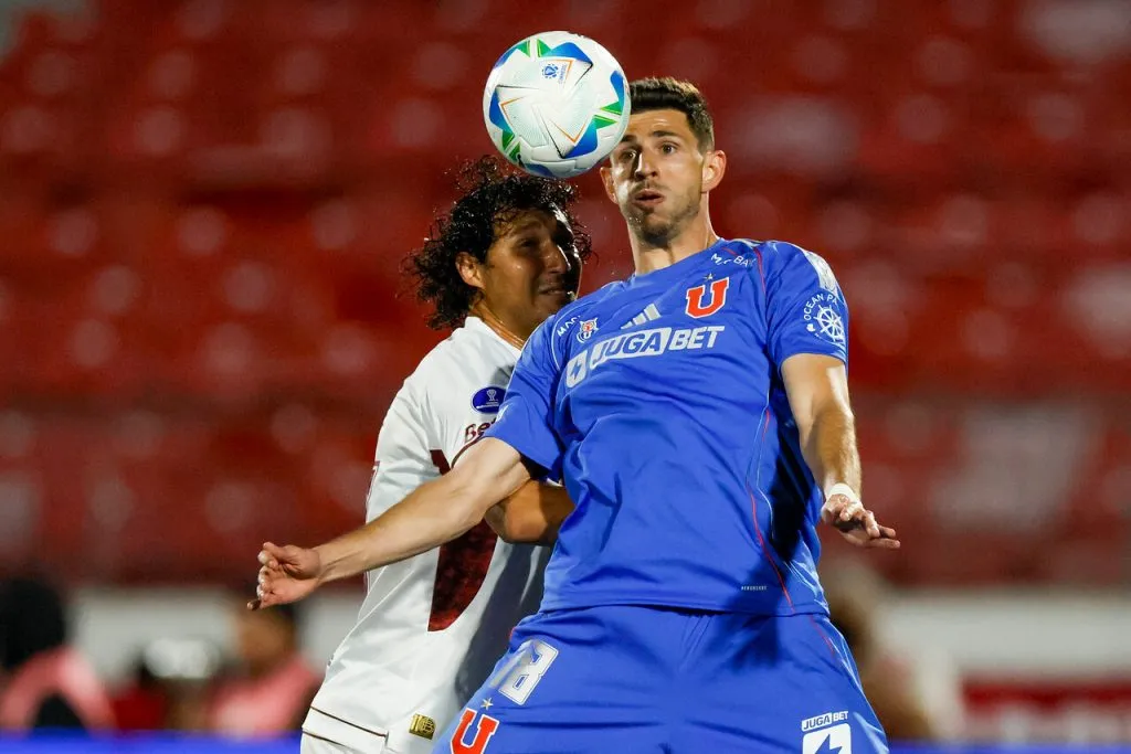 Di Yorio marcó el 1-2 transitorio de la U. | Foto: Photosport