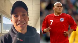 Matías Fernández no quiso perderse el adiós del "Hombre venido del Planeta Gol".