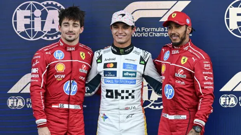 Lando Norris se quedó con la "pole" en México seguido de cerca por la dupla de Ferrari. (Foto: Rudy Carezzevoli/Getty Images)