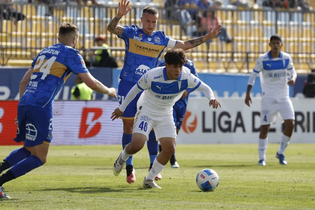 Vicente Cárcamo es uno de los grandes proyectos de la cantera de la UC | FOTO: Raul Zamora/Photosport