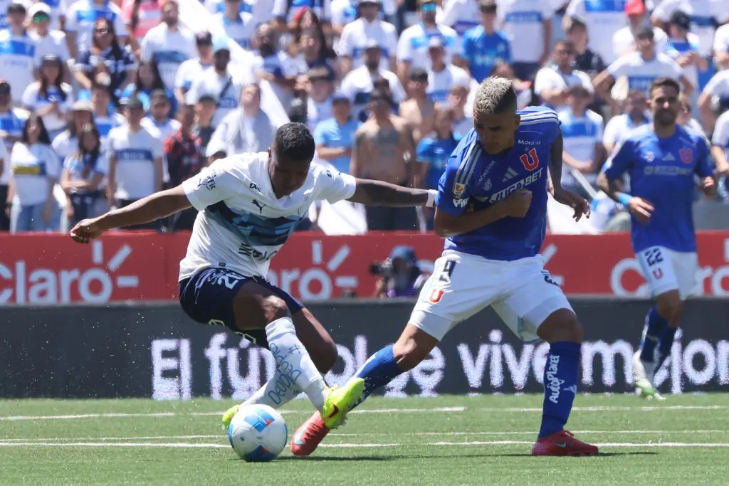 Leandro Fernández fue respaldado por el director técnico de Universidad de Chile. (Imagen: Photosport)