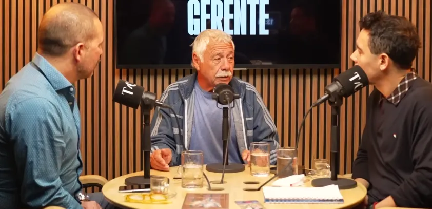 Carlos Caszely en ‘El Gerente’. (Foto: Captura)