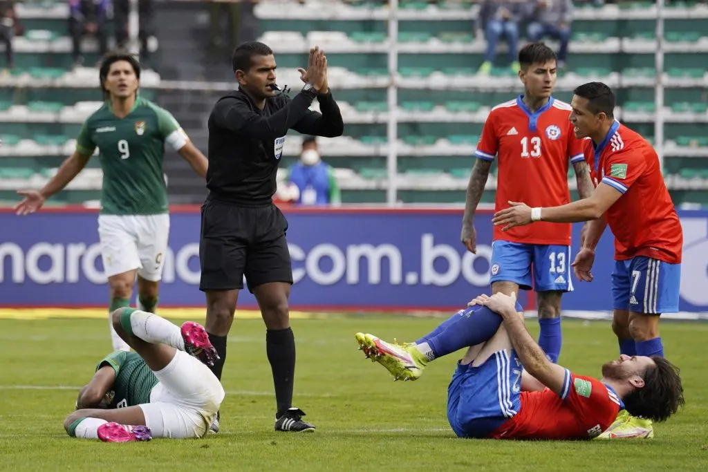 El único triunfo de Herrera dirigiendo a Chile | Foto: Getty Images