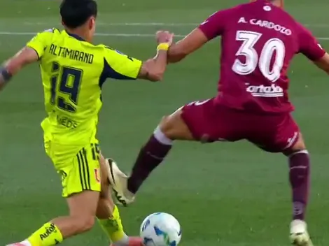 ¿Era roja? La fuerte infracción de Cardozo a Altamirano