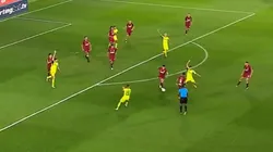 Universidad de Chile sufrió un gol tras una mano de Lanús.