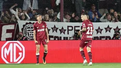 Rodrigo Castillo festeja su gol ante la U de Chile.