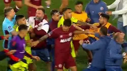 Rodrigo Contreras fue cobardemente agredido en la caída de Universidad de Chile.