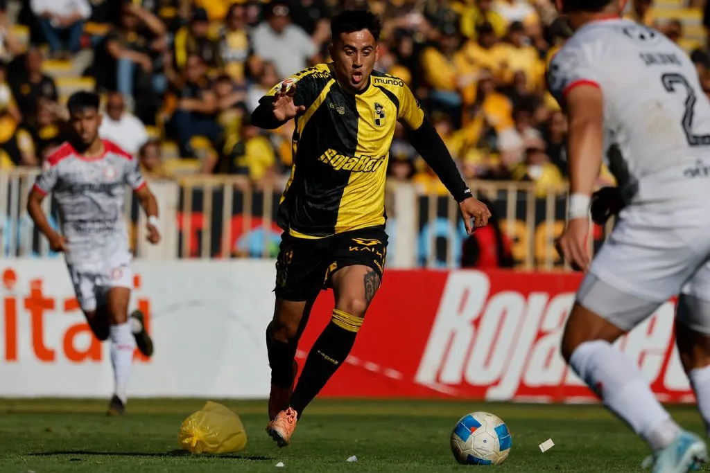 Palavecino gritó campeón con Coquimbo. | Foto: Photosport