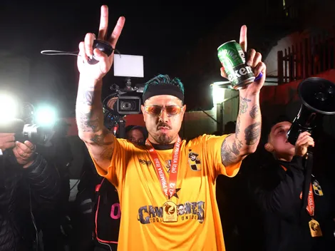 VIDEO: Mono Sánchez festeja título de Coquimbo Unido a 'potope'