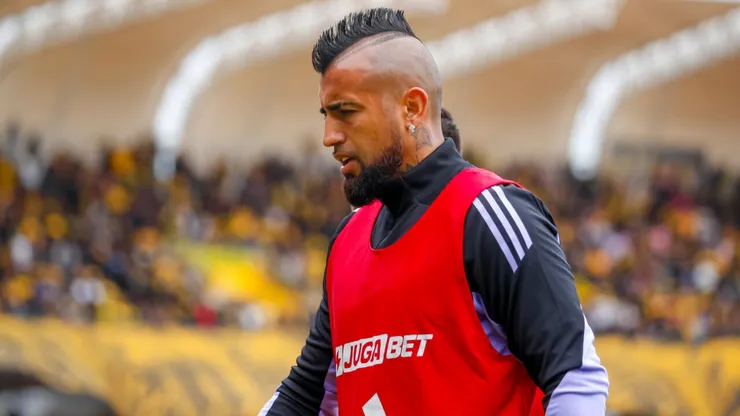 Vidal no jugó el último partido de Colo Colo.