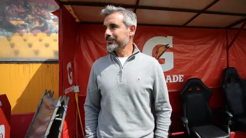 Miguel Ramírez adelanta el choque entre Unión Española y Colo Colo. (Foto: Felipe Zanca/Photosport)