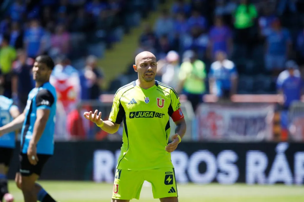 Díaz habló con todo en la U | Foto: Photosport