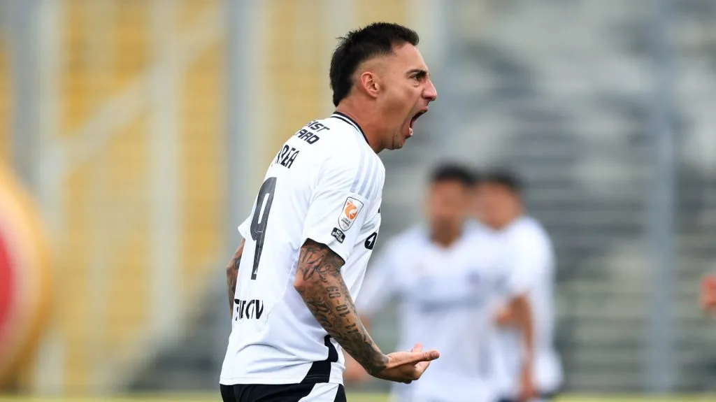 Javier Correa volvió a marcar para Colo Colo en la victoria por 2 a 1 ante Unión Española (Foto: Photosport)