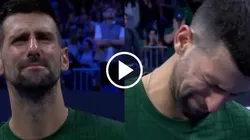 Djokovic vivió un momento emotivo en Atenas