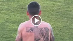 El notable tatuaje de Charles Aránguiz: los hinchas de Universidad de Chile enloquecieron.