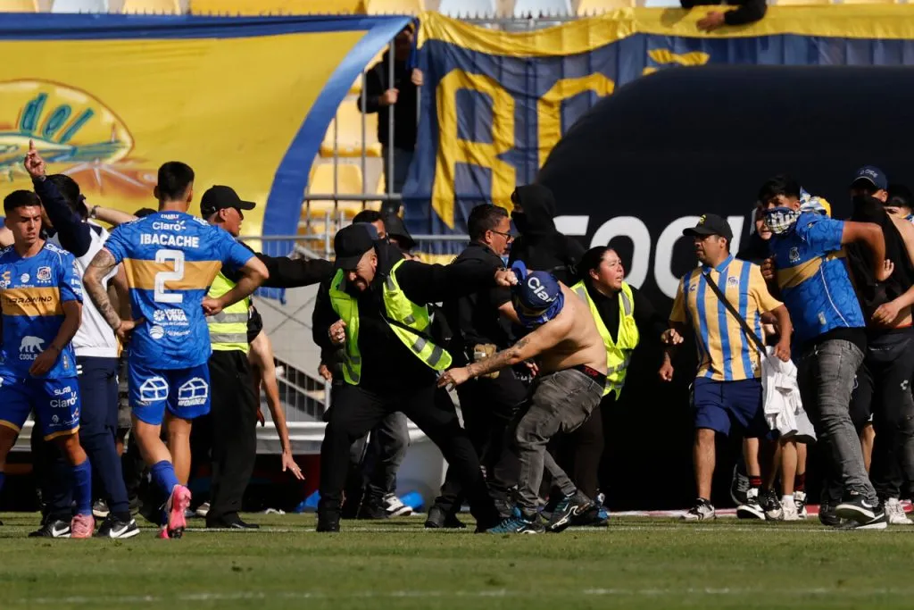 Los incidentes que se vivieron en Sausalito | Foto: Photosport