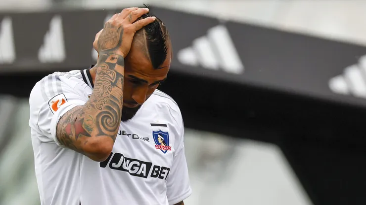 Arturo Vidal queda descartado para el partido de Colo Colo con Unión Española. (Foto: Andrés Piña/Photosport)