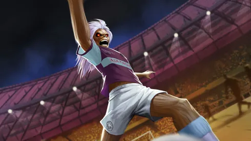 West Ham sorprende con camiseta conmemorativa por el 50° aniversario de Iron Maiden (Foto: Iron Maiden)