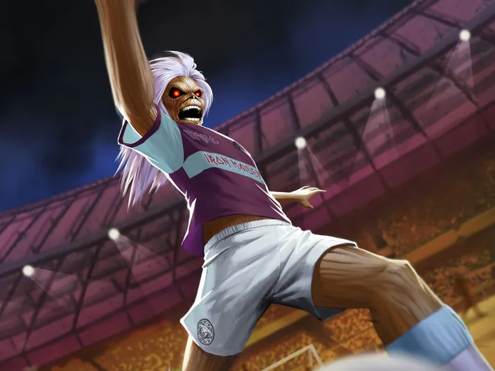 La revolucionaria camiseta del West Ham en conmemoración al 50° aniversario de IRON MAIDEN