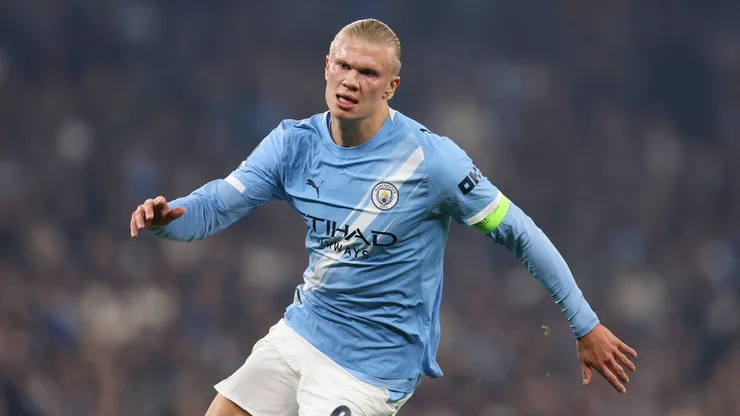 Erling Haaland suma 34 goles en 25 entre Noruega y Manchester City en lo que va de la temporada.