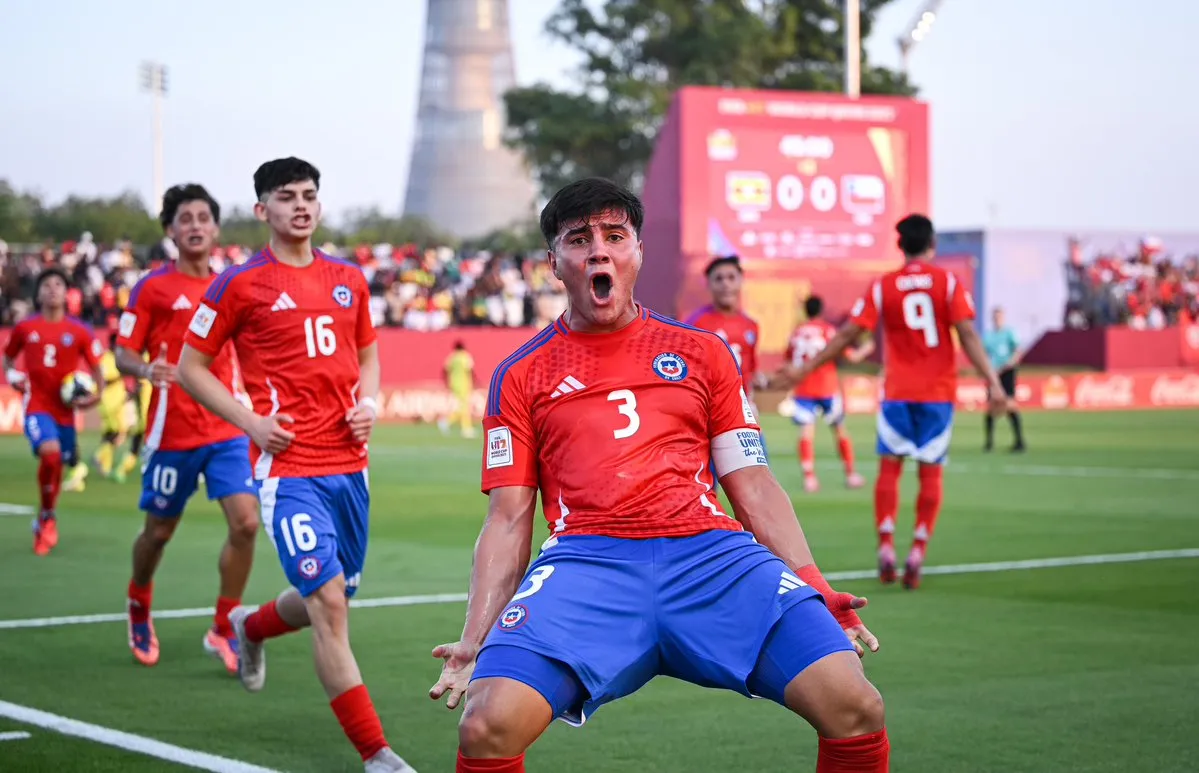 Bruno Torres celebrando su tanto ante Uganda | FOTO: @LaRoja