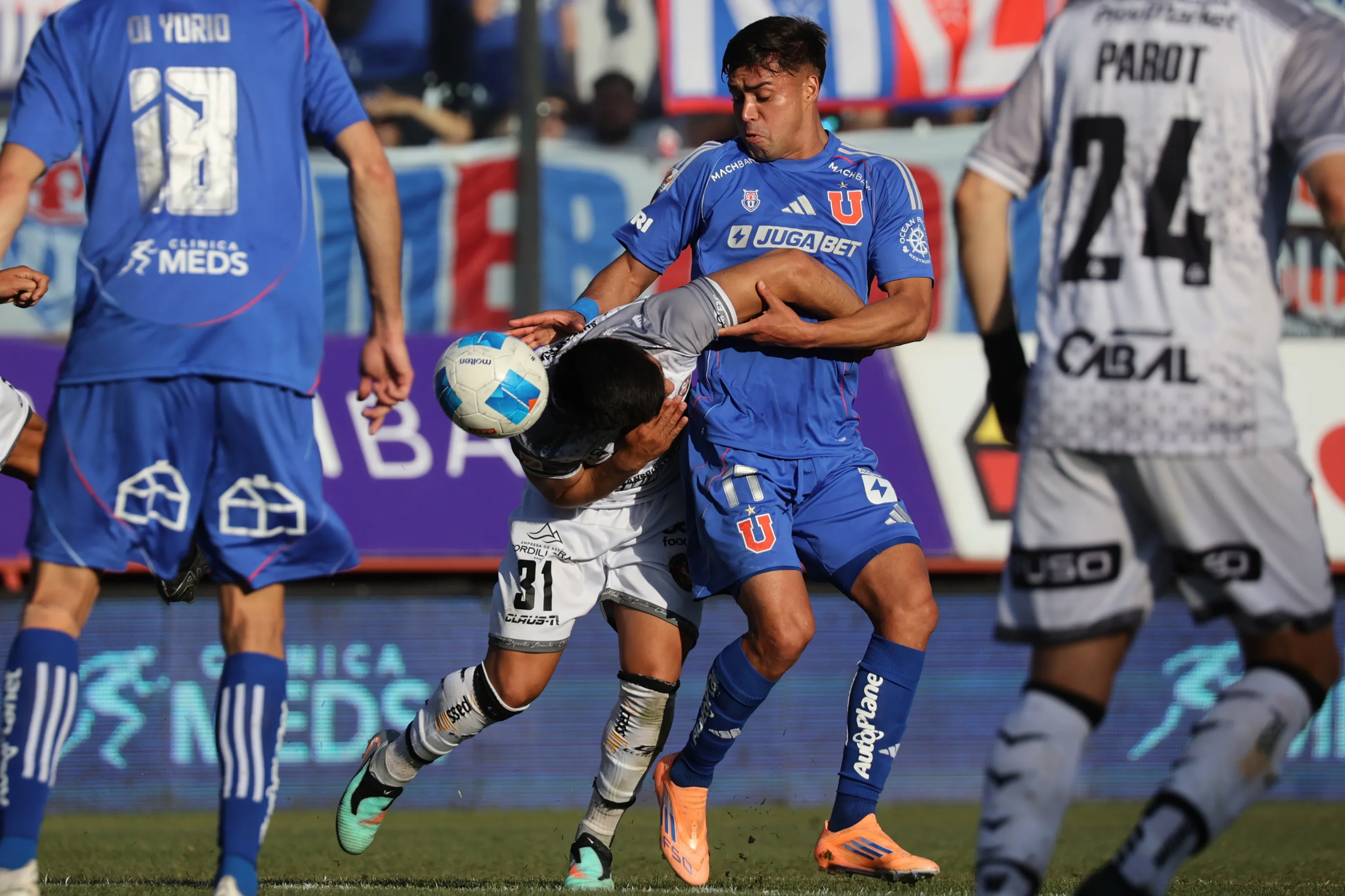 Fabián Hormazábal feliz con el triunfo de la U sobre Deportes Limache