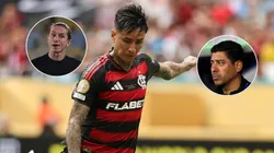 El DT del Fla defendió públicamente a Erick Pulgar.