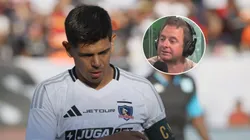 Coke Hevia no tuvo piedad con el mediocampista albo.