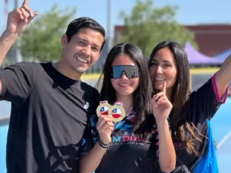 Orgullo de papá: Hija de Mati Fernández se corona doble campeona nacional