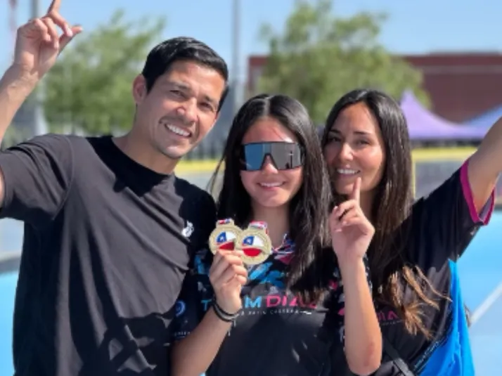 Orgullo de papá: Hija de Mati Fernández se corona doble campeona nacional