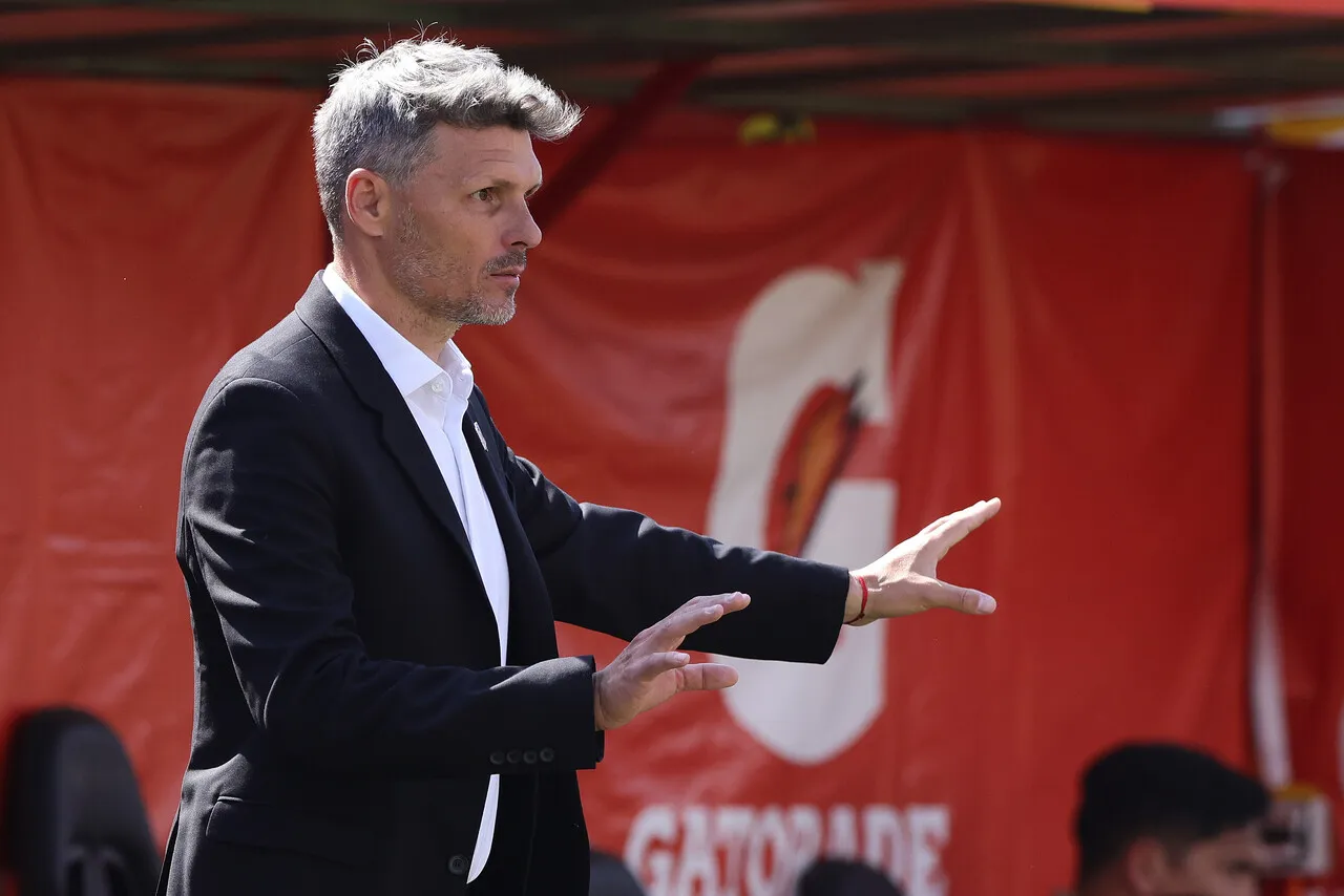 Bichi reaccionó a palabras de Ortiz. | Foto: Photosport