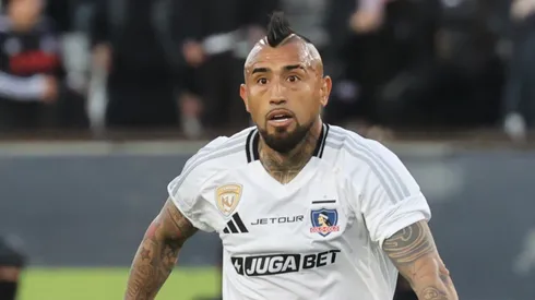 Arturo Vidal entrega buenas noticias en Colo Colo. (Foto: Photosport)