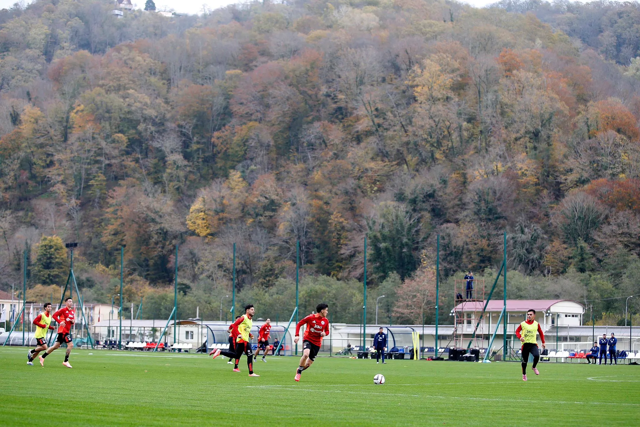 La Roja entrena en Sochi (Carlos Parra – Comunicaciones FFCh).
