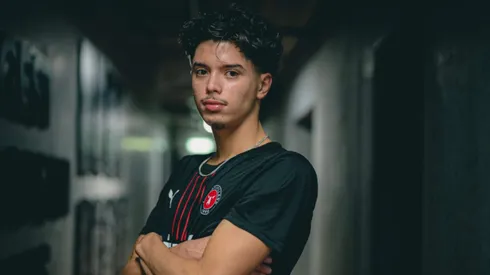 Nathaniel Pérez Torres fichó por el FC Midtjylland. Puede representar a la Selección Chilena. (Imagen: FC Midtjylland)