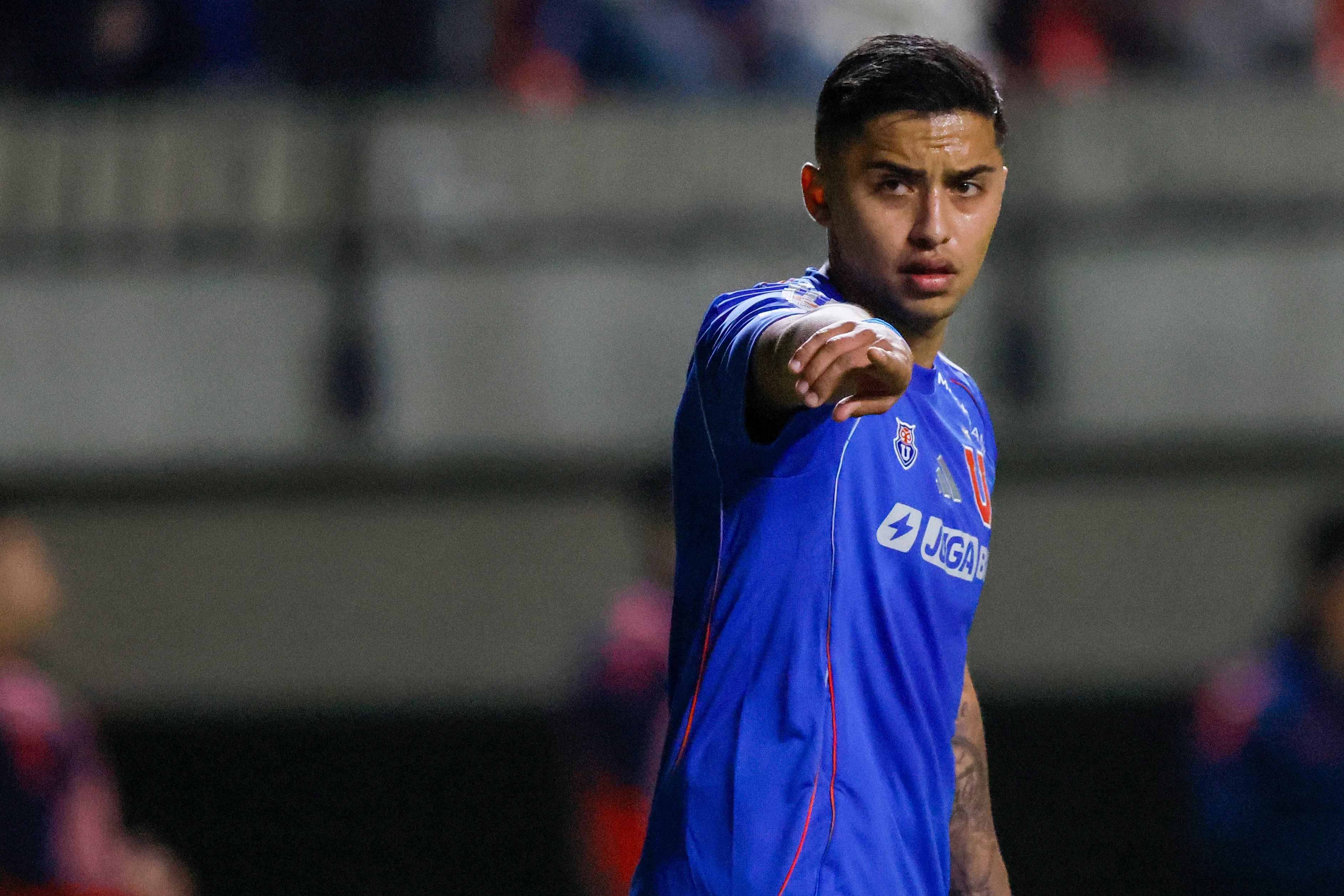 Nicolás Guerra quedó fuera de la convocatoria de Universidad de Chile para visitar a Deportes Iquique. (Imagen: Photosport)