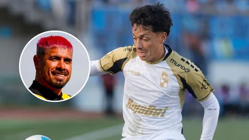 Cristián Zavala le copió el look al Mono Sánchez. (Foto: Photosport)