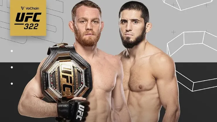 Islam Makhachev buscará el cinturón del peso welter ante el campeón Jack Della Maddalena en el UFC 322 (Foto: UFC)