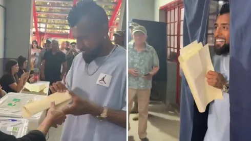 Arturo Vidal protagonizó un curioso chascarro mientras votaba en estas Elecciones Presidenciales 2025.