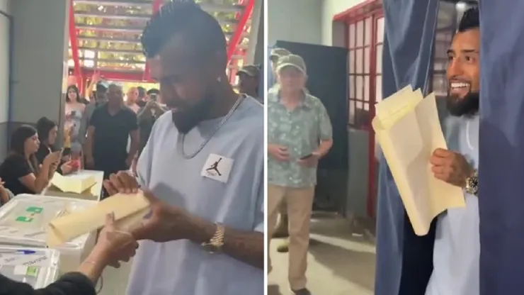 Arturo Vidal protagonizó un curioso chascarro mientras votaba en estas Elecciones Presidenciales 2025.