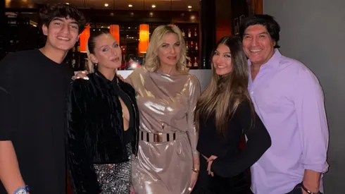 Iván Zamorano junto a su familia se radicaron en Madrid