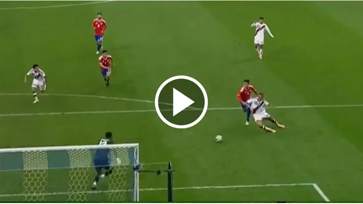 El error de Iván Román que terminó en el 1-0 de Perú ante La Roja.