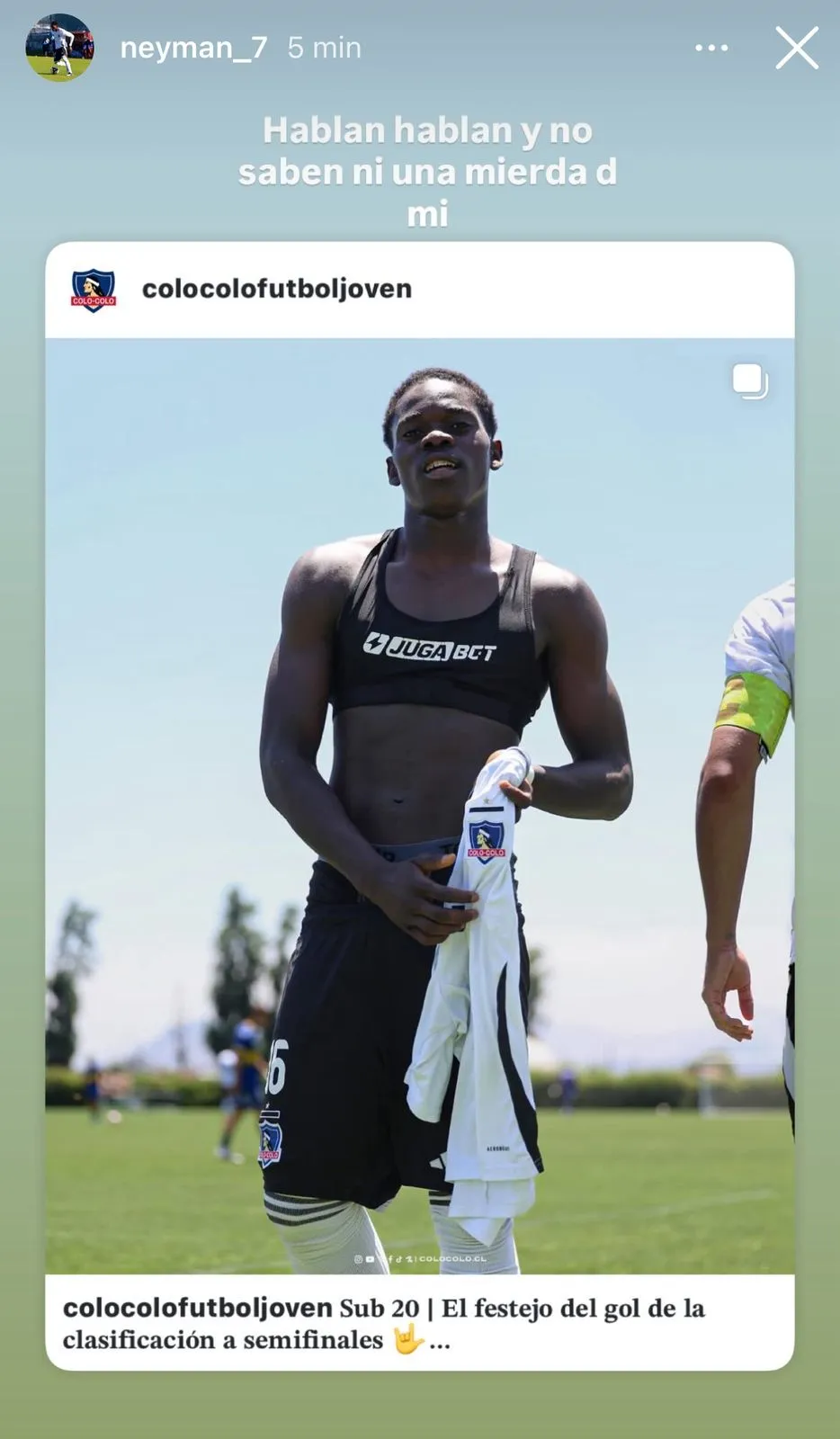 Manley Clerveaux anotó un golazo y mandó directo mensaje en sus redes sociales (Foto: Ig Manley Clerveaux)